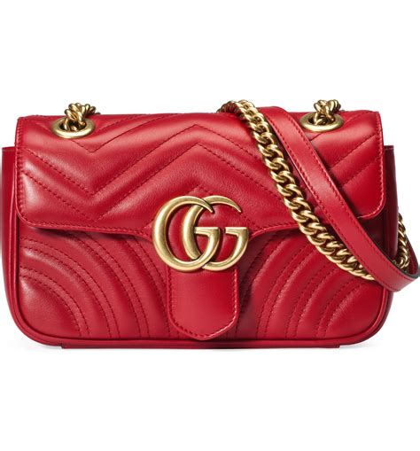 gucci marmont mini chain bag nordstrom|gg marmont mini shoulder bag.